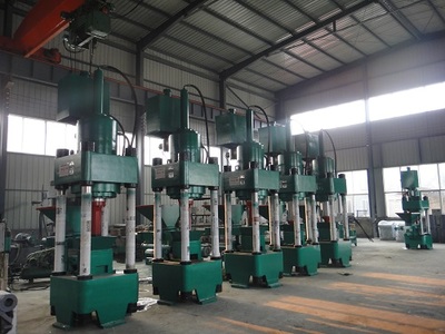 鑫源液壓全自動金屬屑壓塊機四柱式液壓機械設備廠家b_鄭州市鑫源液壓機械有限公司