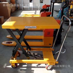 廠家直銷單剪手動液壓小車 腳踏手推升降換模平臺車 液壓手推車