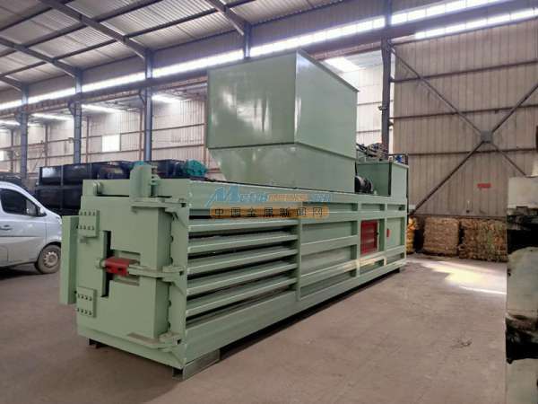 振科新型液壓打包機廠家 紙殼編織帶塑料打捆機設備