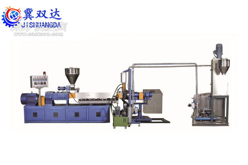 塑料造粒機代液壓換網機頭公司 河北雙達橡塑機械提供具有口碑的塑料造粒機圖片